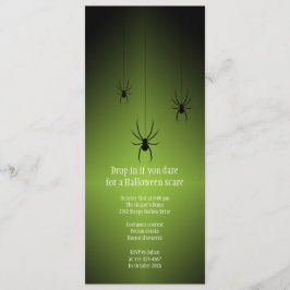 Grüne Glühenschwarzspinne Einladung