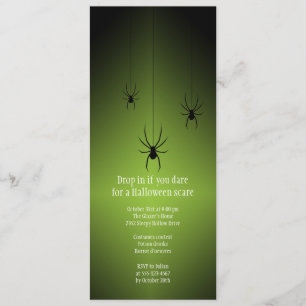 Grüne Glühenschwarzspinne Einladung