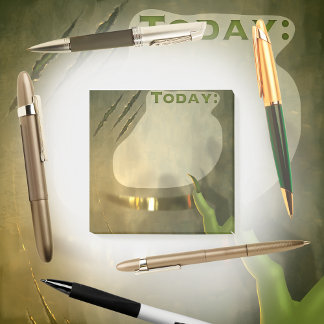 Grüne Goblin-Anmerkungen Post-it Klebezettel