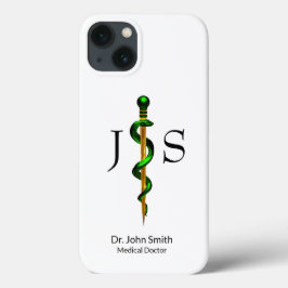 Grüne Goldkräuterrasse von Asclepius Medical Case-Mate iPhone Hülle
