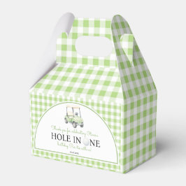 Grüne Golf-Loch-in-Eins-Geburtstags-Geschenkboxen Geschenkschachtel