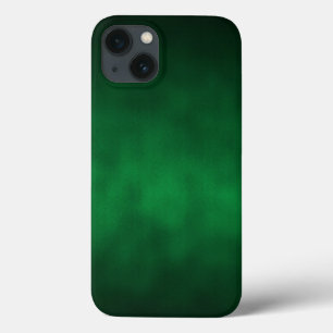 Grüne gotische Ombre-Hintergrundkunst iPhone 13 Hülle