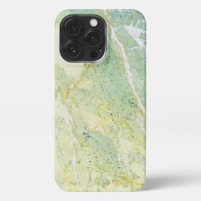 Grüne Gradientmarmor iPhone Hülle (Rückseite)