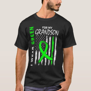 Grüne Grandson Nierenerkrankung Zerebral Palsy Awa T-Shirt