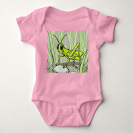 Grüne Grashütte Baby Strampler