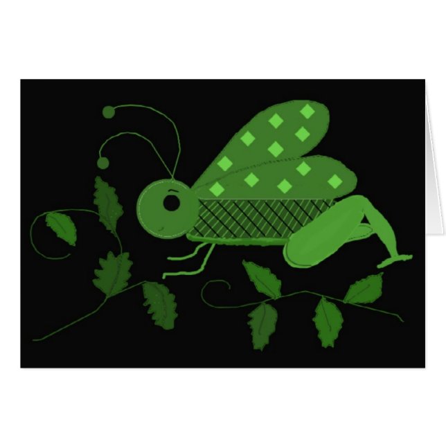 Grüne Grasshopper (Vorderseite (Horizontal))