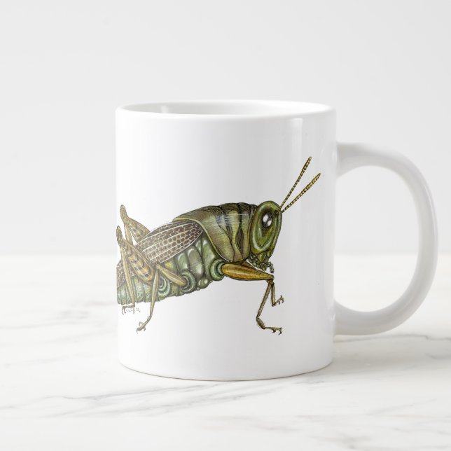 Grüne Grasshopper Jumbo-Tasse (Rechts)