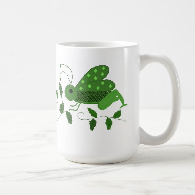 Grüne Grasshopper Kaffeetasse (Rechts)