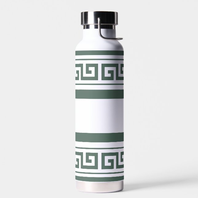 Grüne griechische Schlüsselflasche Trinkflasche (Links)