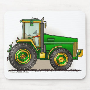 Grüne große Traktor-Mausunterlagen Mousepad