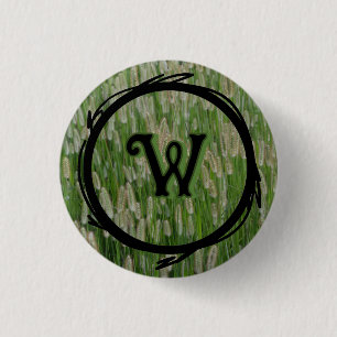Grüne Großsaaten Button