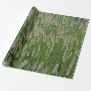 Grüne Großsaaten Geschenkpapier