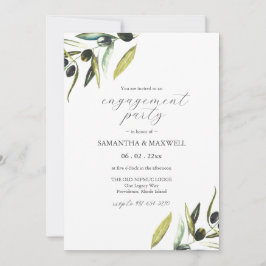 Grüne Grüne Partei für Wasserfarben Einladung