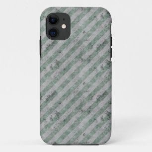 Grüne Grunge Diagonal Streifen Case-Mate iPhone Hülle