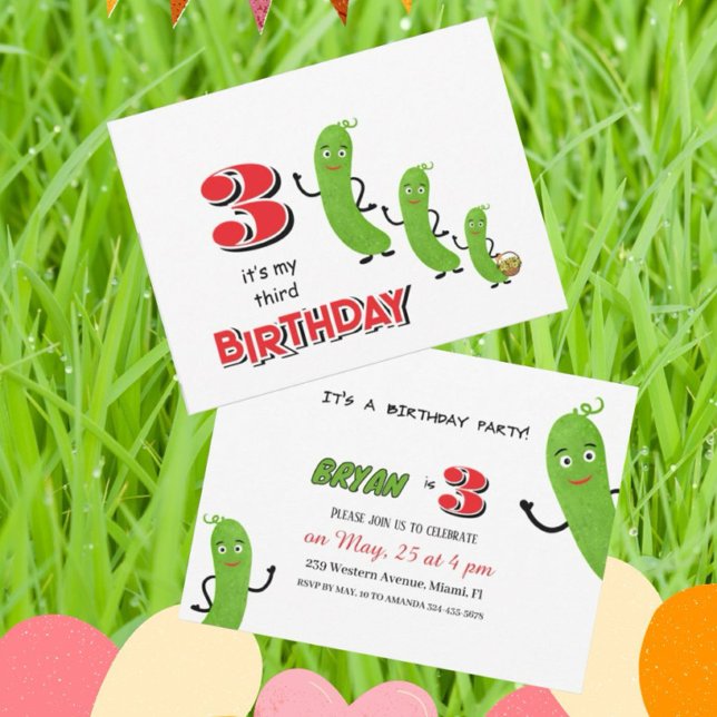 Grüne Gurken Einladung (Von Creator hochgeladen)