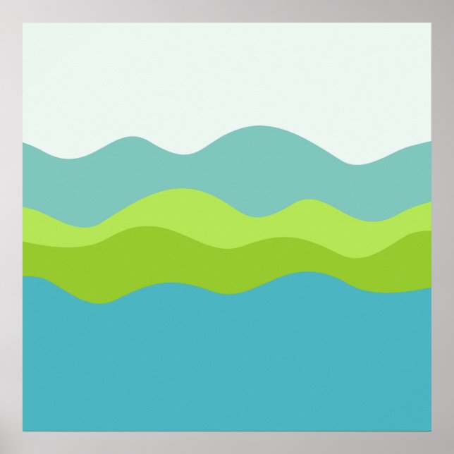 Grüne Halbinsel Poster (Vorne)