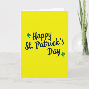 Grüne Happy Day Musterkarte Karte