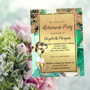 Grüne Heelse, Balloons, Graumarmorversorgung Einladung