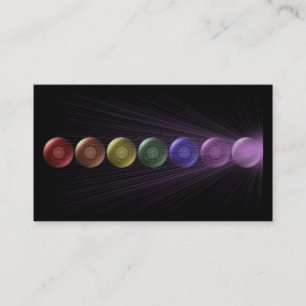 Grüne Herz Chakra Visitenkarte