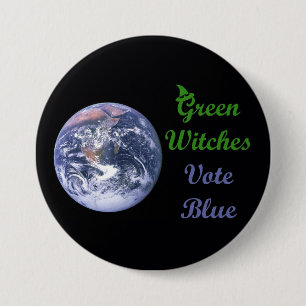 Grüne Hexen wählen Blau Button