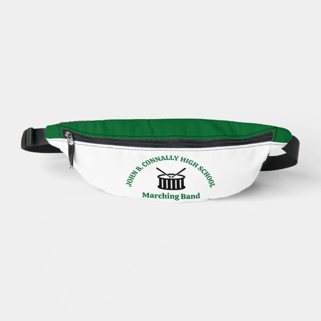 Grüne High School Marching Band Personalisiert Bauchtasche (Vorderseite)