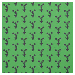 Grüne Hintergrund - Silhouette Stoff