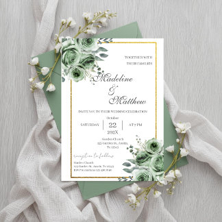 Grüne Hochzeit  Einladung