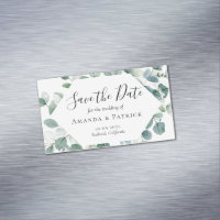 Grüne Hochzeit in Wasserfarbe Save the Date