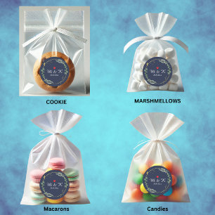 Grüne Hochzeit Runder Aufkleber