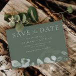 Grüne Hochzeit Save The Date<br><div class="desc">Wasserfarben-Grüne Hochzeit Sichern Sie das Datum Siehe Matching-Sammlung in Nest und Nest Store</div>