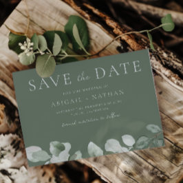Grüne Hochzeit Save The Date