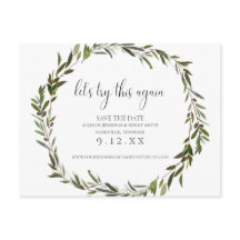 Grüne Hochzeit verändern die Ankündigung