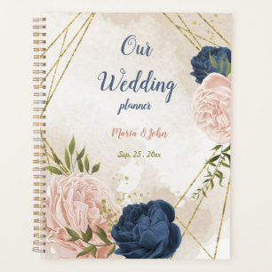 Grüne Hochzeit von Navy & Blush Blume Planer