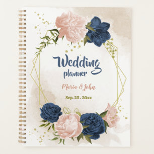 Grüne Hochzeit von Navy & Blush Blume Planer