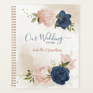 Grüne Hochzeit von Navy & Blush Blume Planer