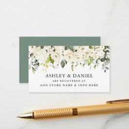 Grüne Hochzeitskanzlei Begleitkarte