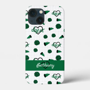 Grüne Hörer, Pom Poms, Megaphone Muster Case-Mate iPhone Hülle