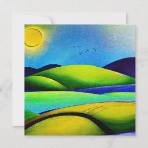 Grüne Hügel Landschaft