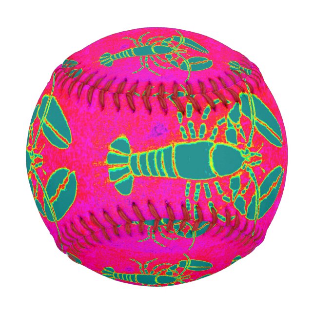 Grüne Hummer Thunder_Cove rosa Baseball (Vorderseite)