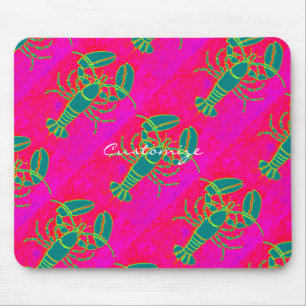 Grüne Hummer Thunder_Cove rosa Mousepad