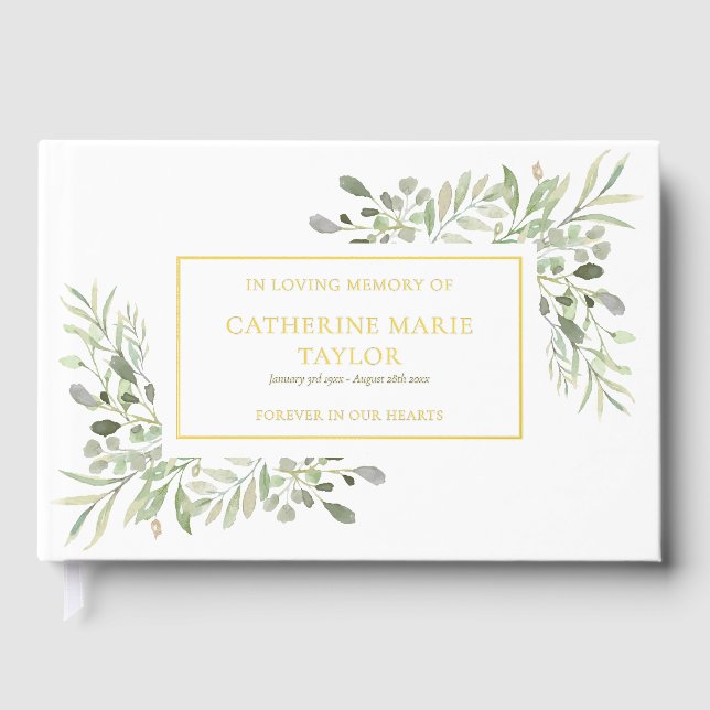 Grüne in der Gedächtnisfeier Gästebuch (Vorderseite)