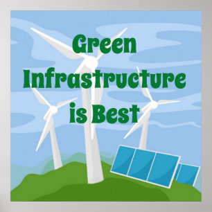 Grüne Infrastruktur ist die beste Poster