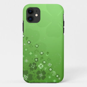 Grüne irische Kleeblätter iPhone 11 Hülle