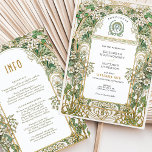 Grüne Jugendstil-Liebe Gewerkschaft Einladung<br><div class="desc">Diese Art Nouveau Liebe Gewerkschaft Einladung erfasst das Wesen der romantischen Finesse mit seiner harmonischen Fusion von Pflaume und Lilatönen, belebt durch Touchs von Rosa und Grün. Die Vorderseite zeichne Inspiration aus den eleganten und kurvilinearen Designs der Jugendstil-Ära und bietet eine luxuriöse Ausstellung blühender Blume, die mit üppigen Blätter verwoben...</div>