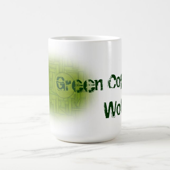 Grüne Kaffee-Tasse! Kaffeetasse (Mittel)