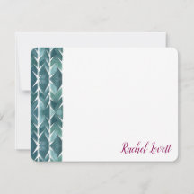 Grüne Kakteen Textur Flat Note