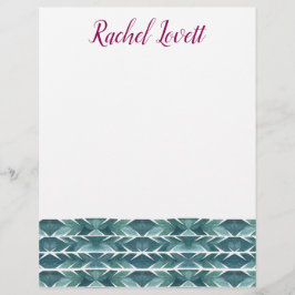 Grüne Kakteen Texturbrille Briefbogen