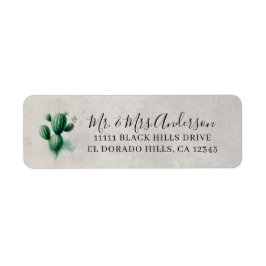 Grüne Kaktus, graue Südwesthochzeit