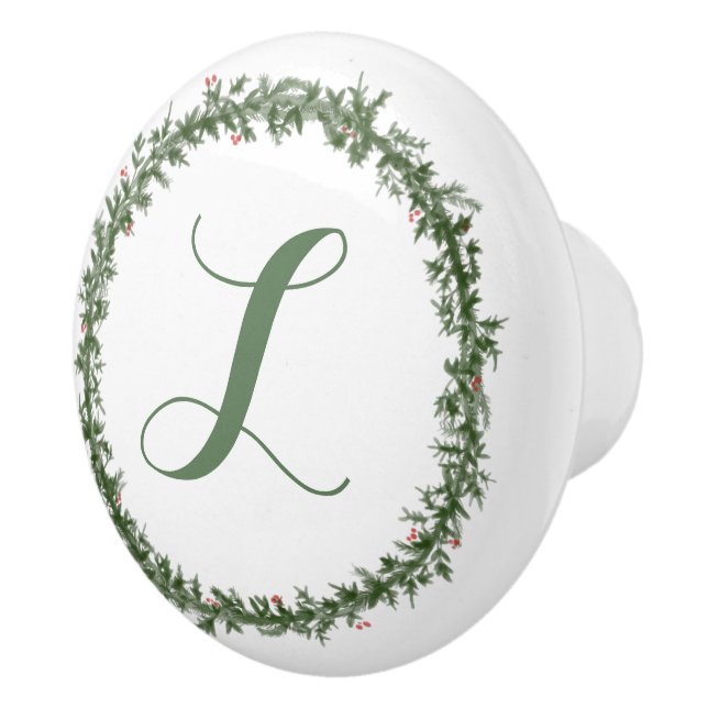 Grüne Kämpfe Keramikknauf (Rechts)