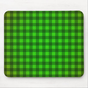Grüne Karbonfaser gemustert Mousepad